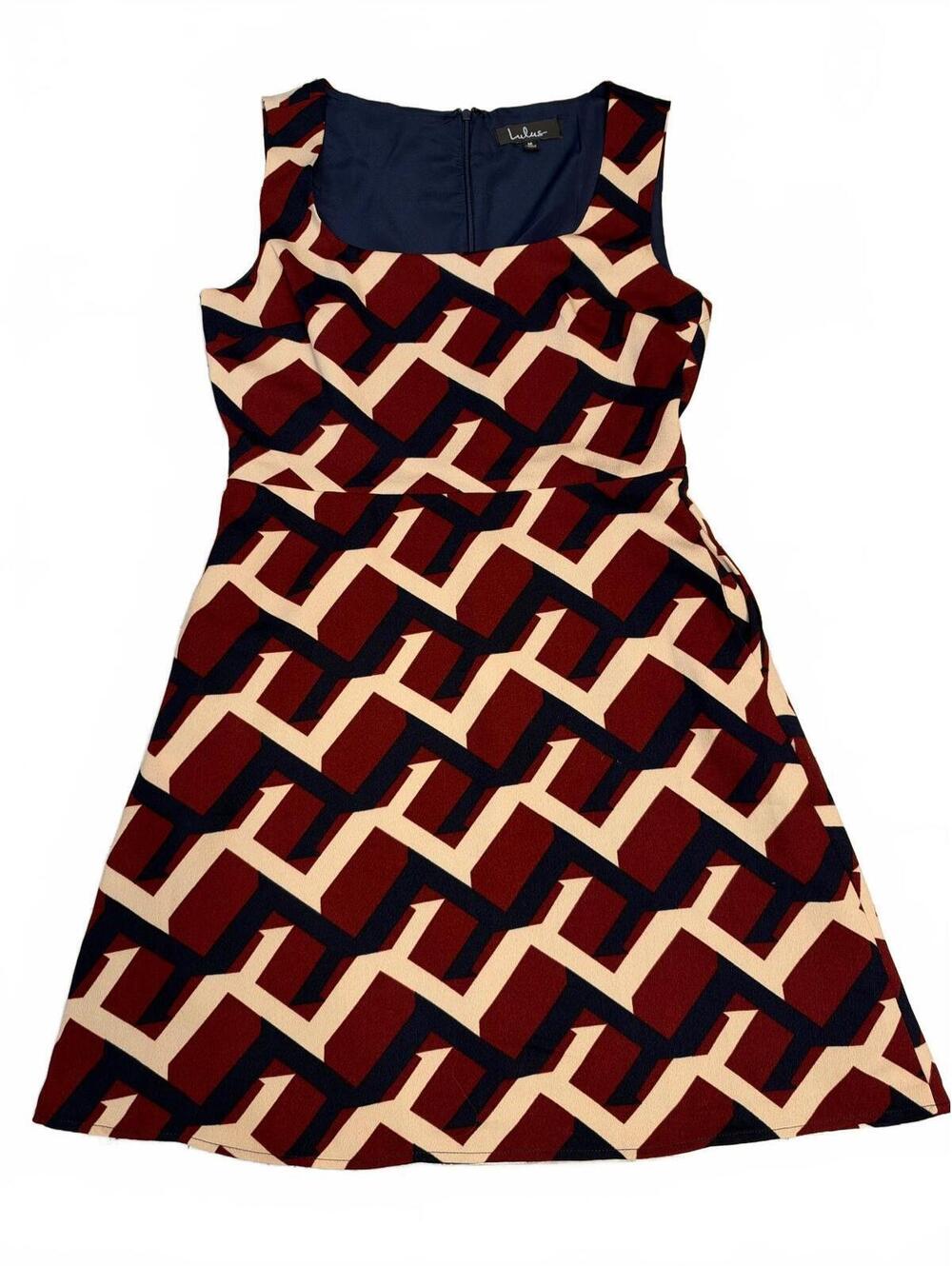 Lulus geometric sleeveless dress size M